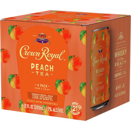 CrownRoyalPeachTea4pk