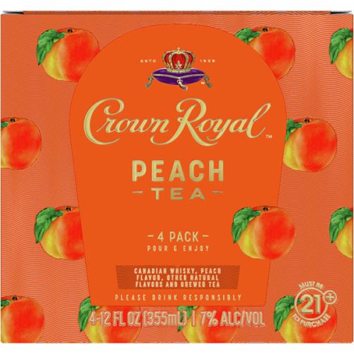 CrownRoyalPeachTea4pk2